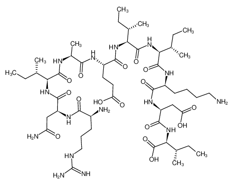 120180-27-0 structure, C52H93N15O16