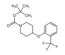 tert-butyl 4-[2-(trifluoromethyl)phenoxy]piperidine-1-carboxylate 921605-76-7