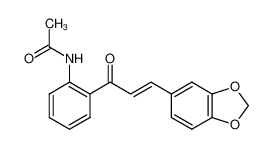 496807-30-8 N-(2-(3-(benzo[d][1,3]dioxol-5-yl)acryloyl)phenyl)acetamide