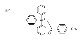 66866-14-6 structure, C27H24AsBrO