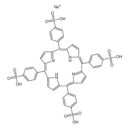 meso-Tetrakis(p-sulfophenyl)porphine tetrasodium salt 39050-26-5