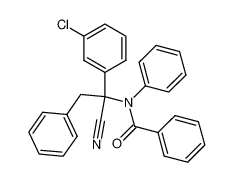 72867-64-2 spectrum, N-(1-(3-chlorophenyl)-1-cyano-2-phenylethyl)-N-phenylbenzamide