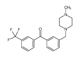 [3-[(4-methylpiperazin-1-yl)methyl]phenyl]-[3-(trifluoromethyl)phenyl]methanone 898789-03-2