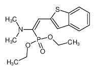 82670-74-4 spectrum, diethyl (Z)-(2-(benzo[b]thiophen-2-yl)-1-(dimethylamino)vinyl)phosphonate