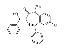 78498-83-6 (3RS)-7-chloro-1,3-dihydro-3-[(1SR)-hydroxy(phenyl)methyl]-1-methyl-5-phenyl-2H-1,4-benzodiazepin-2-one