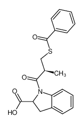 78701-25-4 1-[(S)-3-(benzoylthio)-2-methyl-1-oxopropyl]indoline-2-carboxylic acid