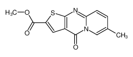 methyl 7-methyl-4-oxo-4H-pyrido[1,2-a]thieno[2,3-d]pyrimidine-2-carboxylate 1086386-51-7