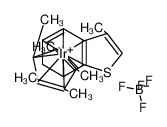 114032-57-4 structure, C19H24BF4IrS