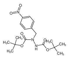 di-tert-butyl 1-(4-nitrobenzyl)hydrazine-1,2-dicarboxylate 185456-45-5