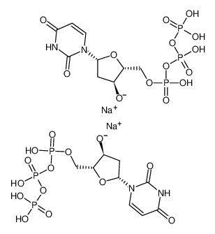 disodium,[[(2R,3S,5R)-5-(2,4-dioxopyrimidin-1-yl)-3-hydroxyoxolan-2-yl]methoxy-hydroxyphosphoryl] phosphono hydrogen phosphate 93919-43-8