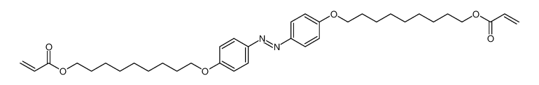 2-Propenoic acid, 1,1'-[(1E)-1,2-diazenediylbis(4,1-phenyleneoxy-9,1-nonanediyl)] ester 864711-37-5