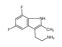 2-(5,7-difluoro-2-methyl-1H-indol-3-yl)ethanamine 383145-87-7