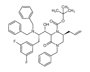 845973-40-2 structure, C42H47F2N3O4