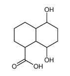 5,8-dihydroxy-1,2,3,4,4a,5,6,7,8,8a-decahydronaphthalene-1-carboxylic acid 23971-71-3