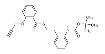 193806-58-5 2-Prop-2-ynyloxy-thiobenzoic acid S-[2-(2-tert-butoxycarbonylamino-phenyl)-ethyl] ester