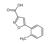 5-(2-Methylphenyl)-1,2-oxazole-3-carboxylic acid 668970-80-7