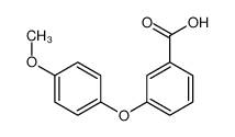 3-(4-methoxyphenoxy)benzoic acid 117423-75-3