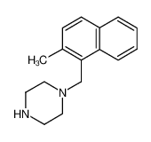 1-[(2-methylnaphthalen-1-yl)methyl]piperazine 677326-80-6