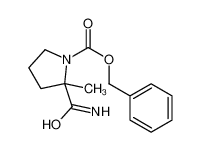 benzyl (2S)-2-carbamoyl-2-methylpyrrolidine-1-carboxylate