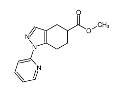 methyl 1-pyridin-2-yl-4,5,6,7-tetrahydroindazole-5-carboxylate 68587-29-1