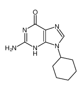 14937-71-4 2-amino-9-cyclohexyl-1,9-dihydro-purin-6-one