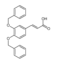 3-[3,4-bis(phenylmethoxy)phenyl]prop-2-enoic acid