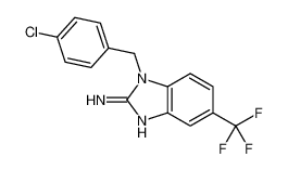 1-[(4-氯苯基)甲基]-5-(三氟甲基)苯并咪唑-2-胺