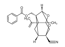 154854-73-6 spectrum, ((1aR,1a1R,2S,3aR,5R,5aR)-5-cyano-2-methyl-1a-(prop-1-en-2-yl)tetrahydro-1H-3,4-dioxa-2,5-methanocyclobuta[cd]pentalen-1a1(3aH)-yl)methyl benzoate