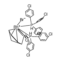 RhBr(tri(p-chlorophenyl)phosphine)2(2,5-norbornadiene)