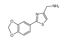 1-[2-(1,3-苯并二氧戊环-5-基)-1,3-噻唑-4-基]甲胺