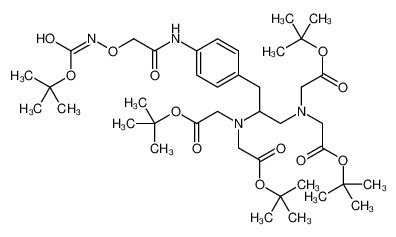 4-(N-叔丁氧羰基-胺氧基乙酰氨基)苄基乙二胺四乙酸,四(t-丁基)酯