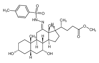 81875-60-7 spectrum, methyl 3α,7α-dihydroxy-12-oxocholanate tosylhydrazone