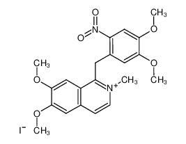 16620-92-1 spectrum, 14-nitro-N-methylpapaverinium iodide