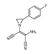 88548-96-3 2-amino-3-[2-(4-fluorophenyl)aziridin-1-yl]but-2-enedinitrile