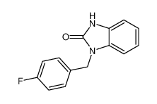 3-[(4-fluorophenyl)methyl]-1H-benzimidazol-2-one 100460-87-5