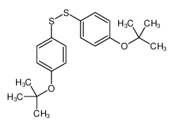 1-[(2-methylpropan-2-yl)oxy]-4-[[4-[(2-methylpropan-2-yl)oxy]phenyl]disulfanyl]benzene 60852-03-1