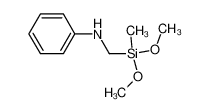 N-[[dimethoxy(methyl)silyl]methyl]aniline 17890-10-7