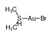 37922-40-0 structure, C2H7AuBrS