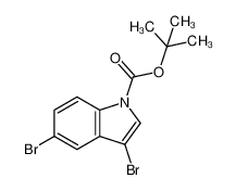 914349-23-8 structure, C13H13Br2NO2