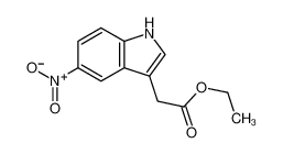 <5-Nitro-indolyl-(3)>-essigsaeureethylester 6970-51-0