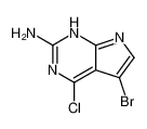 5-溴-4-氯-7H-吡咯并[2,3-d]嘧啶-2-胺