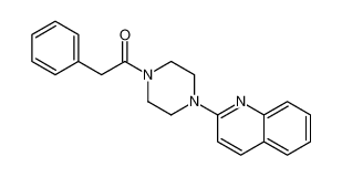 2-phenyl-1-(4-quinolin-2-ylpiperazin-1-yl)ethanone 89007-26-1