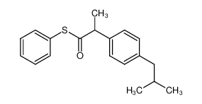 127729-01-5 S-phenyl 2-(4-isobutylphenyl)propanethioate