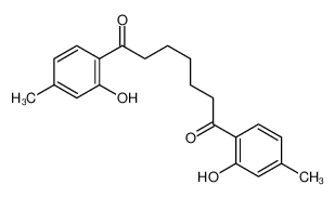 1,7-bis(2-hydroxy-4-methylphenyl)heptane-1,7-dione