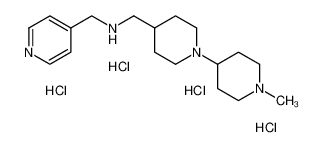 [(1'-Methyl-1,4'-bipiperidin-4-yl)methyl]-(pyridin-4-ylmethyl)amine tetrahydrochloride 1185296-29-0