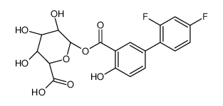 58446-30-3 structure, C19H16F2O9