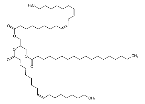 2-[(9E)-9-十八碳烯酰基氧基]-3-(硬脂酰氧基)丙基 (9E,12E)-9,12-十八碳二烯酸酯