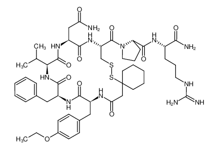 90332-81-3 structure, C51H74N12O10S2