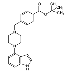 4-[[4-(1H-吲哚-4-基)-1-哌嗪基]甲基]苯甲酸叔丁酯
