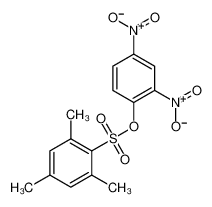 (2,4-dinitrophenyl) 2,4,6-trimethylbenzenesulfonate 1048-37-9